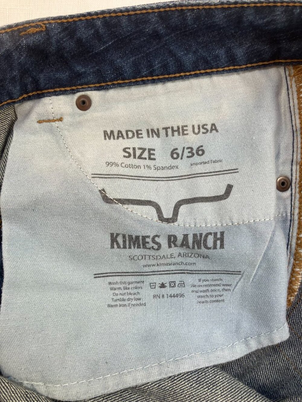 LIKE NEW Kimes Ranch Betty Jeans, Size Women's 6 X 36 - Picture 5 of 15